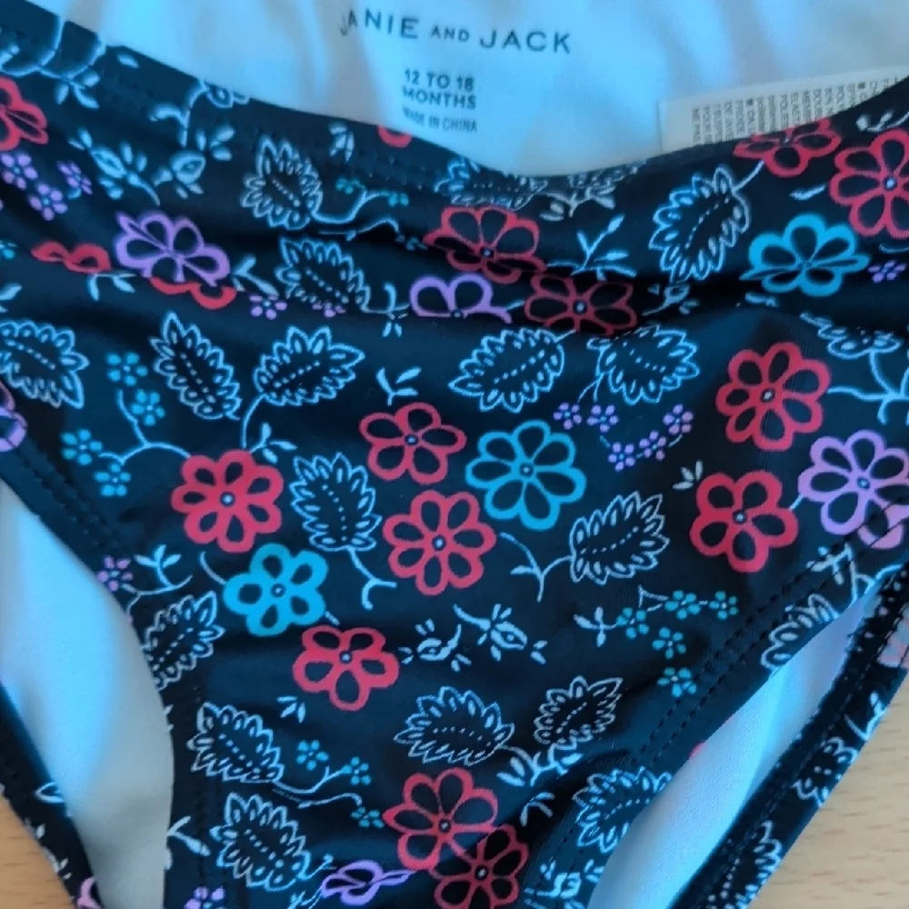 Janie & Jack Colorful Floral Swimwear